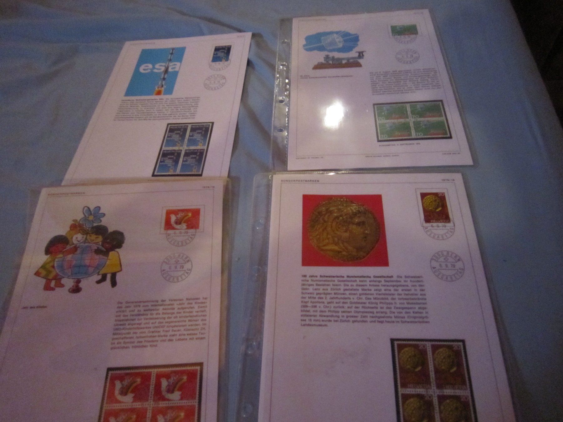 Tutti i francobolli: No2 Sammlung 1979 schöne Belege – Usato da Giubiasco venduto da sal_9j6w 4