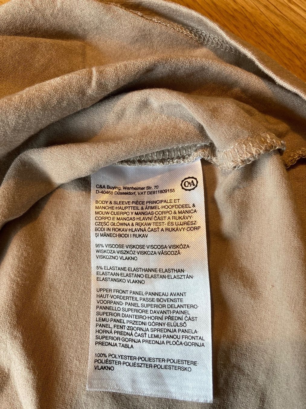C&A Blusen: Kurzarm Obrerteil mit Spitze Gr. L – Gebraucht aus Stallikon von dotka07 2