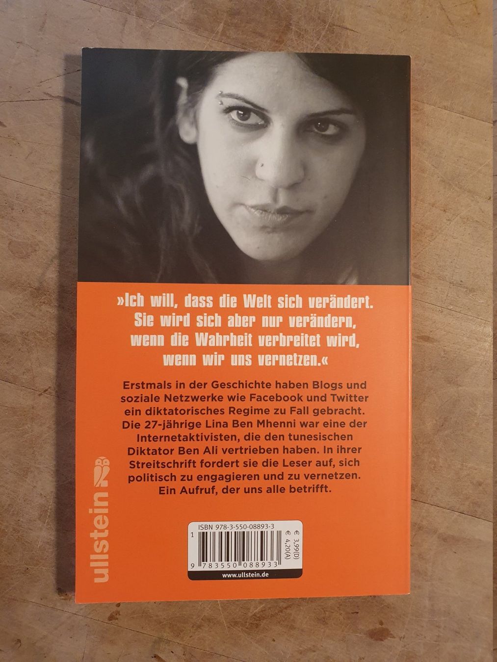 Libri: Vernetzt euch Lina Ben Mhenni Ullstein – Usato da Zürich venduto da loosebone 1