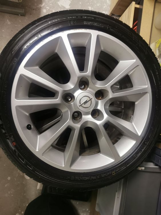 (KOPIE) Alufelgen Opel Astra 17 Zoll mit neuen Pneu (Neu (gemäss ...