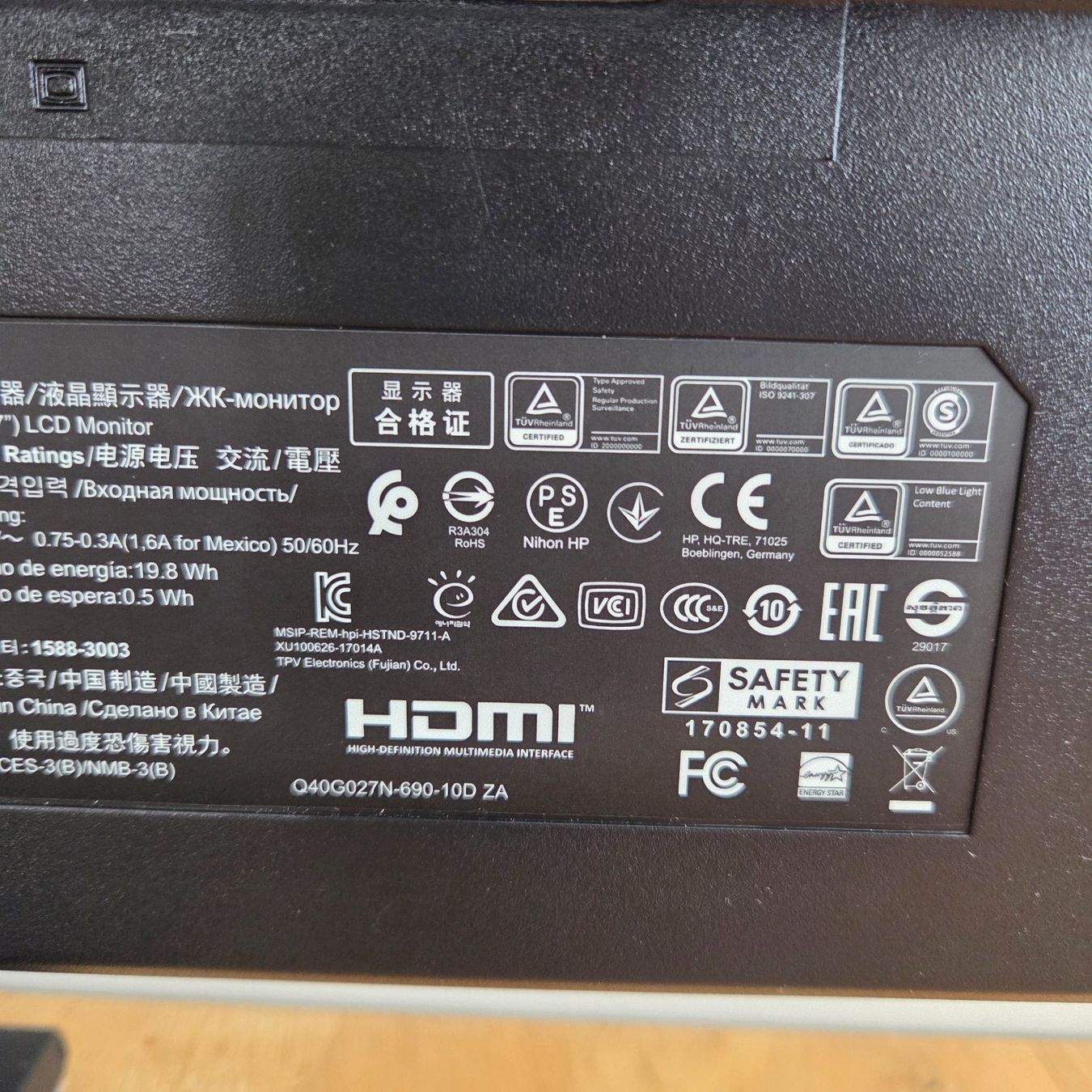 Monitor: HP 27w (27", 1920 x 1080, Schwarz) – Usato da Nendeln venduto da witr_gliabt 5