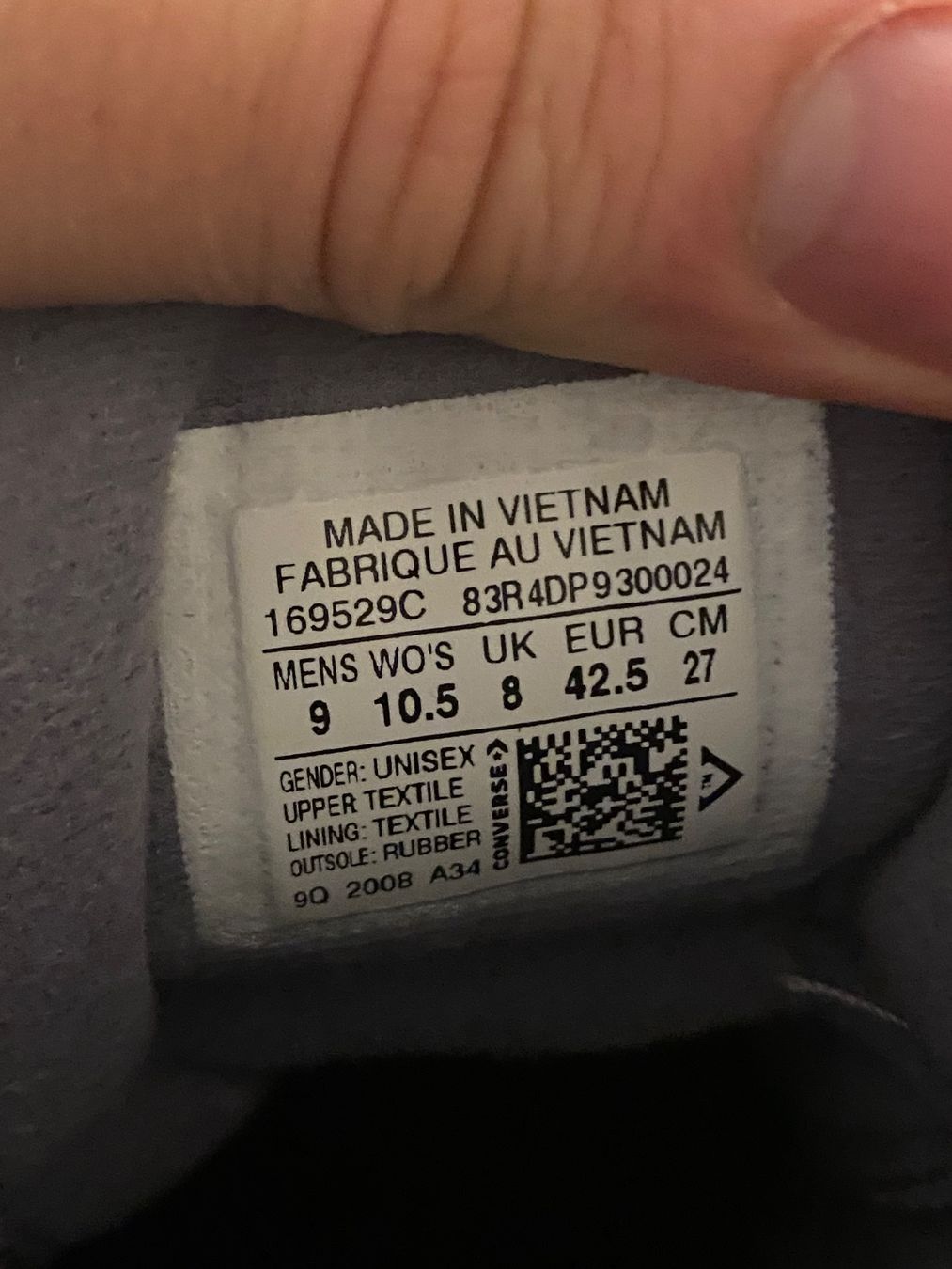 Converse Scarpe da uomo: Silberne Converse Sneaker High Top Gr.42,5 neuwertig – Usato da Saas-Balen venduto da lu9_kl2c 3