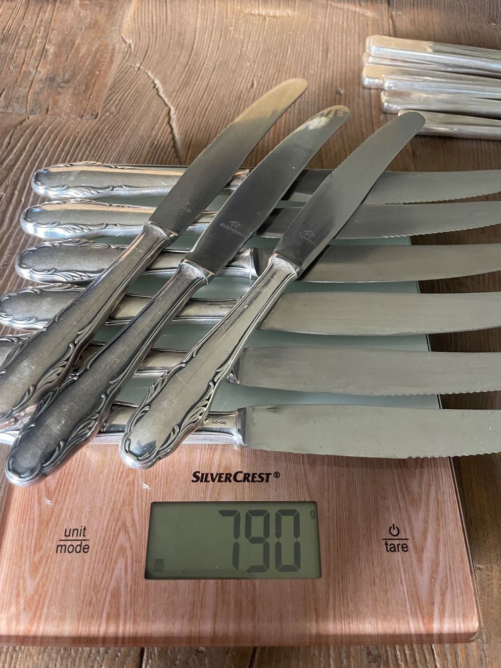 Posate: Messer Silber 90-27 und 790 Gramm – Usato da Volketswil venduto da rubin74 7