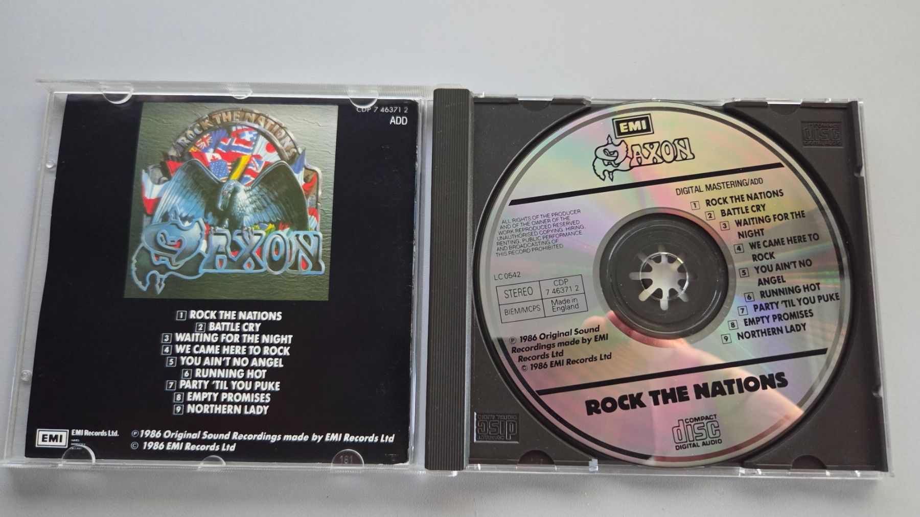 CDs: CD Saxon - Rock The Nations – Gebraucht aus Schaffhausen von Kellerrassel 1