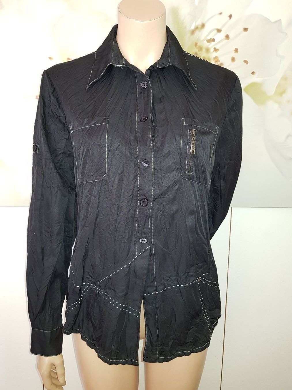 Blusen: Chemisier / Bluse ALEXO   Taille/Grosse  L – Gebraucht aus Cossonay-ville von Super-Price-Quality