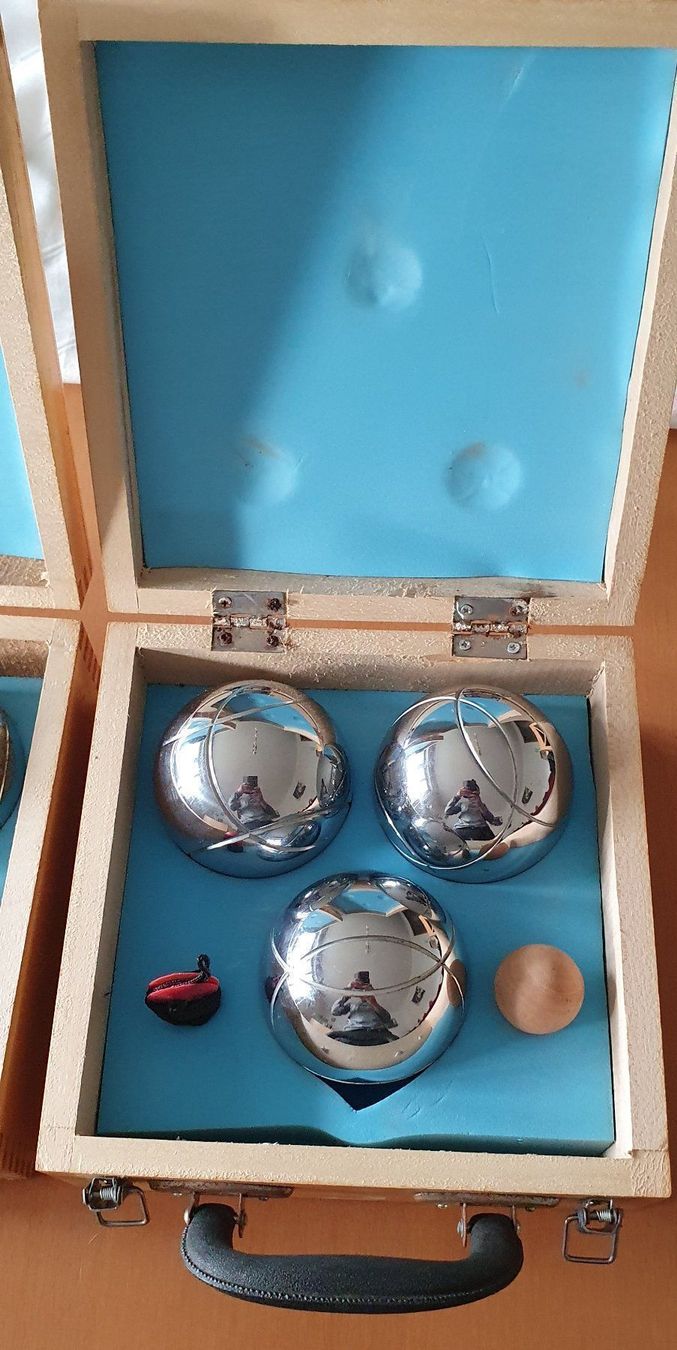 Giochi: Boccia Set in 2 Holzkoffer – Usato da Kreuzlingen venduto da Rschweiz1 2