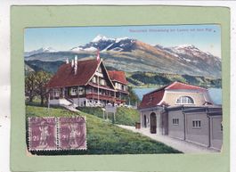 Restaurant Dietschiberg bei Luzern mit Rigi 1919