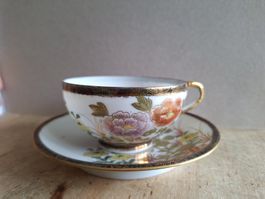 Japan Teetasse - Eierschalenporzellan Handbemalt