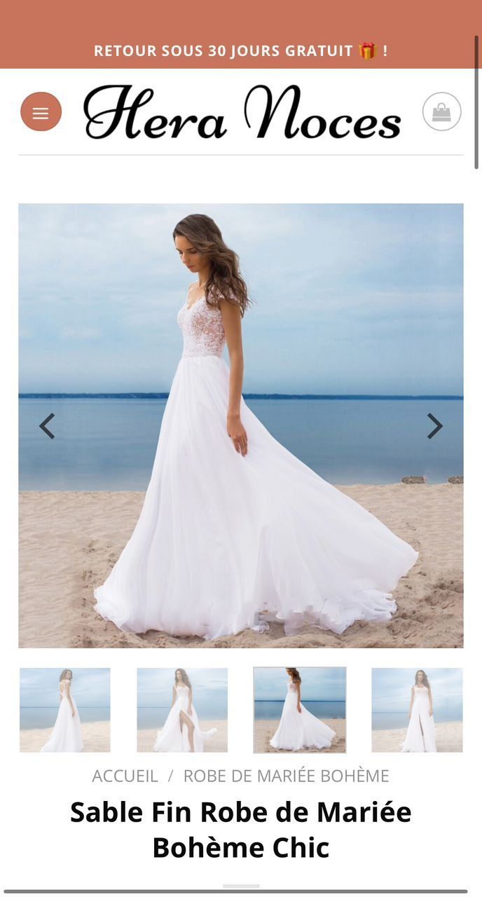 Vestiti: Robe de mariée (Hera Noces) – Nuovo e nell'imballaggio originale da La Chaux-de-Fonds venduto da ann_lvf5 3