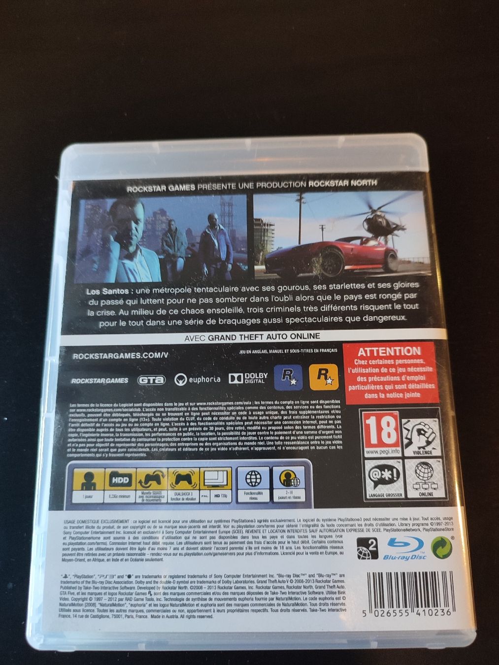 Sony Giochi: Jeux PS3 GTA 5 – Usato da Martigny venduto da Errika 3