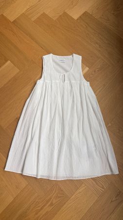 Claudie PIERLOT klassisch romantisches Kleid weiss Baumwolle