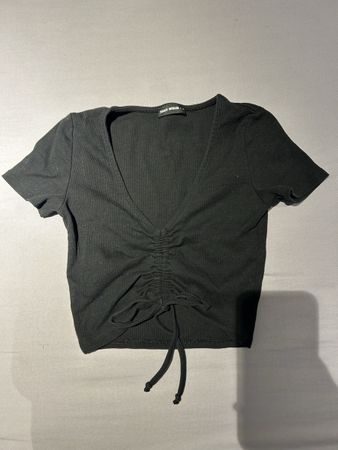 Crop Top schwarz 