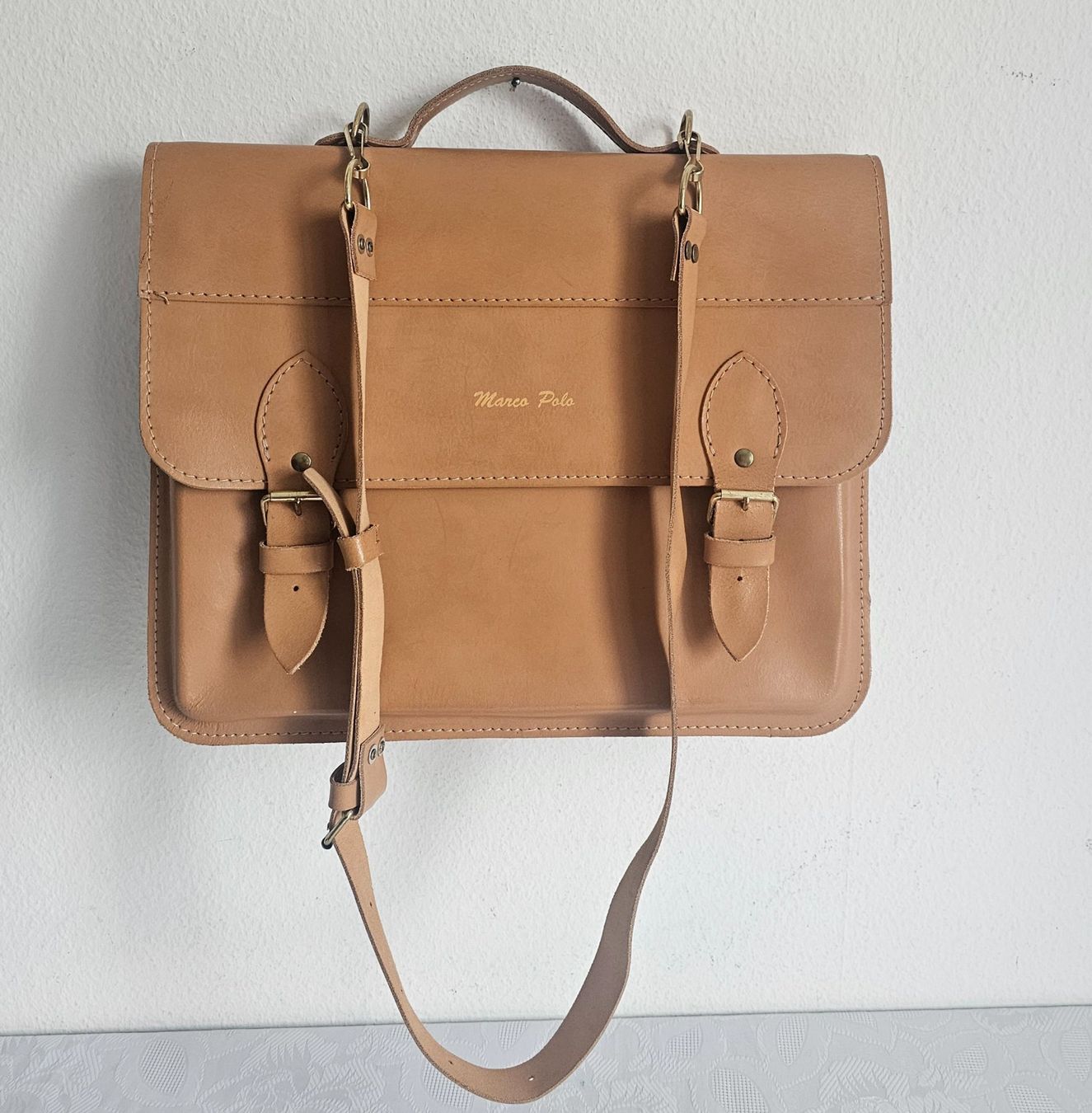 Valigie & Borse: *Marco Polo * Aktentasche Leder – Usato da Bronschhofen venduto da David80 1