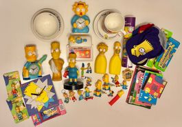 Lot de + de 40 objets pour fans de THE SIMPSONS
