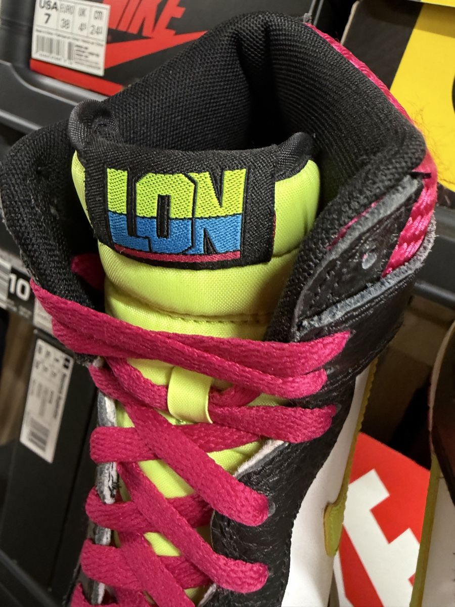 Nike Scarpe da uomo: Nike Dunk High London Fireberry Volt (2012) – Usato da St-Légier-La Chiésaz venduto da Swoosh. 3