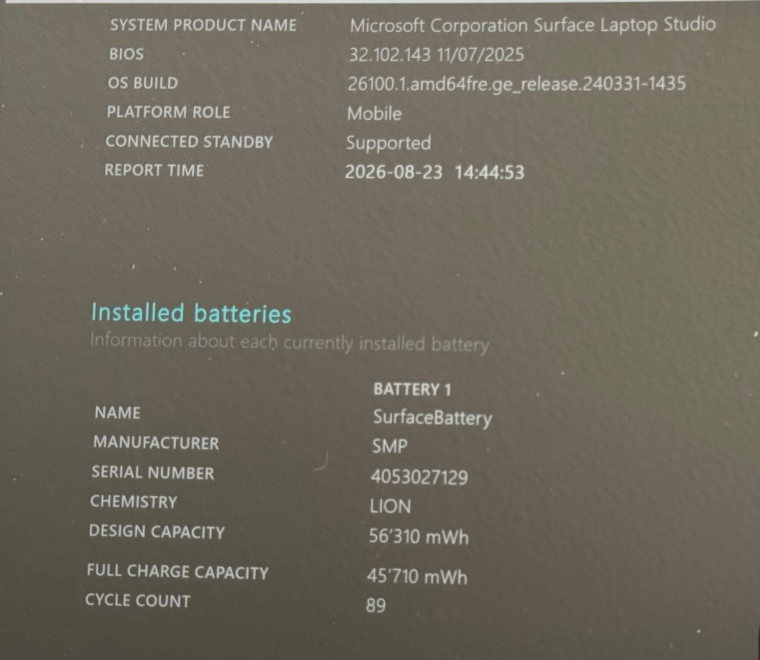 Microsoft Portables: Microsoft Surface Laptop Studio – D'occasion à Thun par Jgantch 7