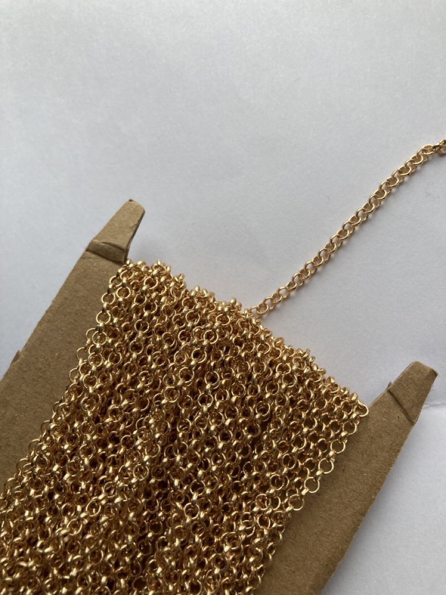 Catenine: 10m+ Goldkette 3mm Basteln – Nuovo (secondo la descrizione) da Luzern venduto da nisssa 1