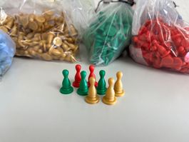 Halmasteine, 10 Farben, pro Farbe ca 250 gr