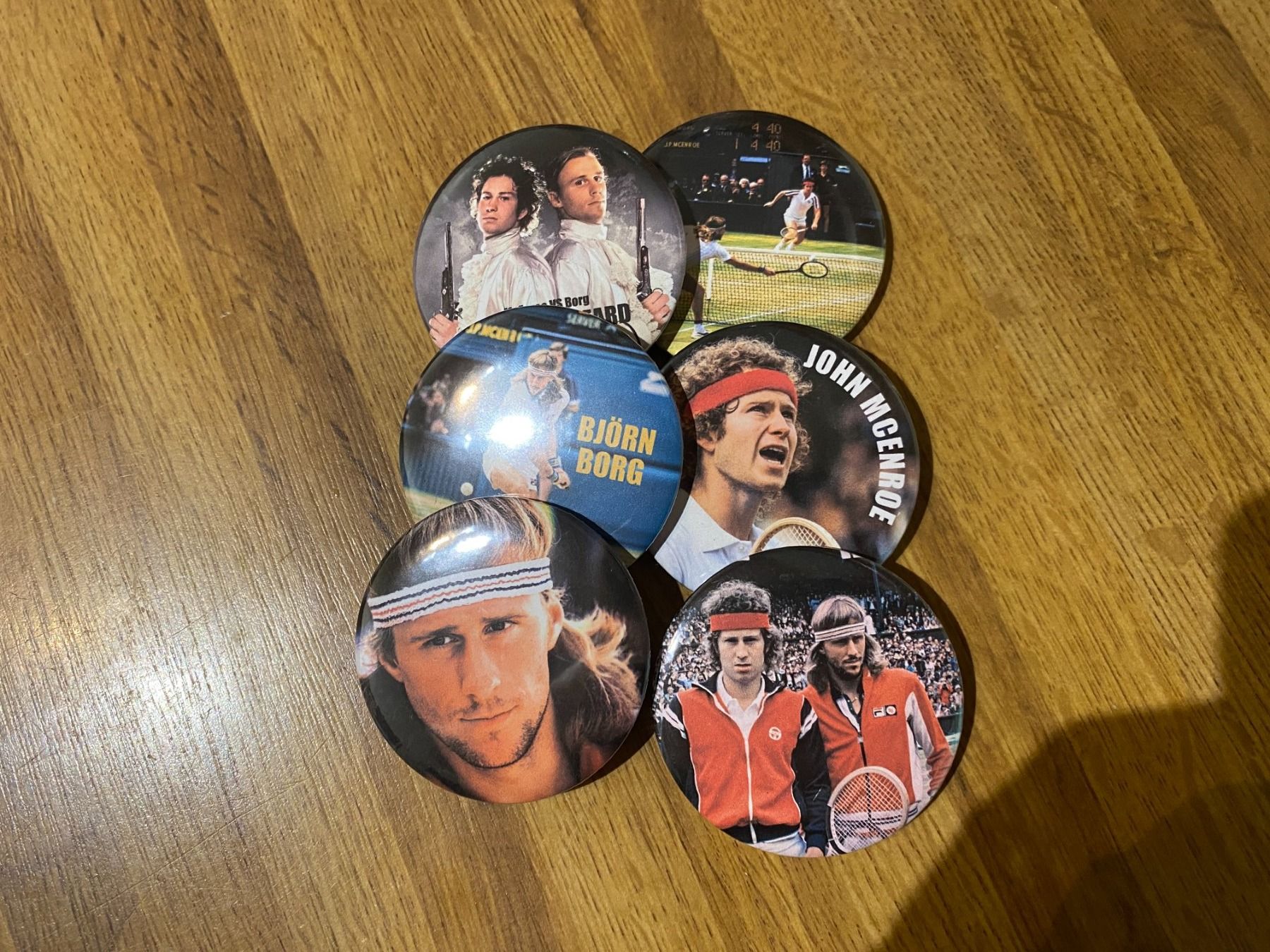 Placchette & Badge: Tennis Borg VS Mcenroe – Nuovo (secondo la descrizione) da Basel venduto da VinylLover68
