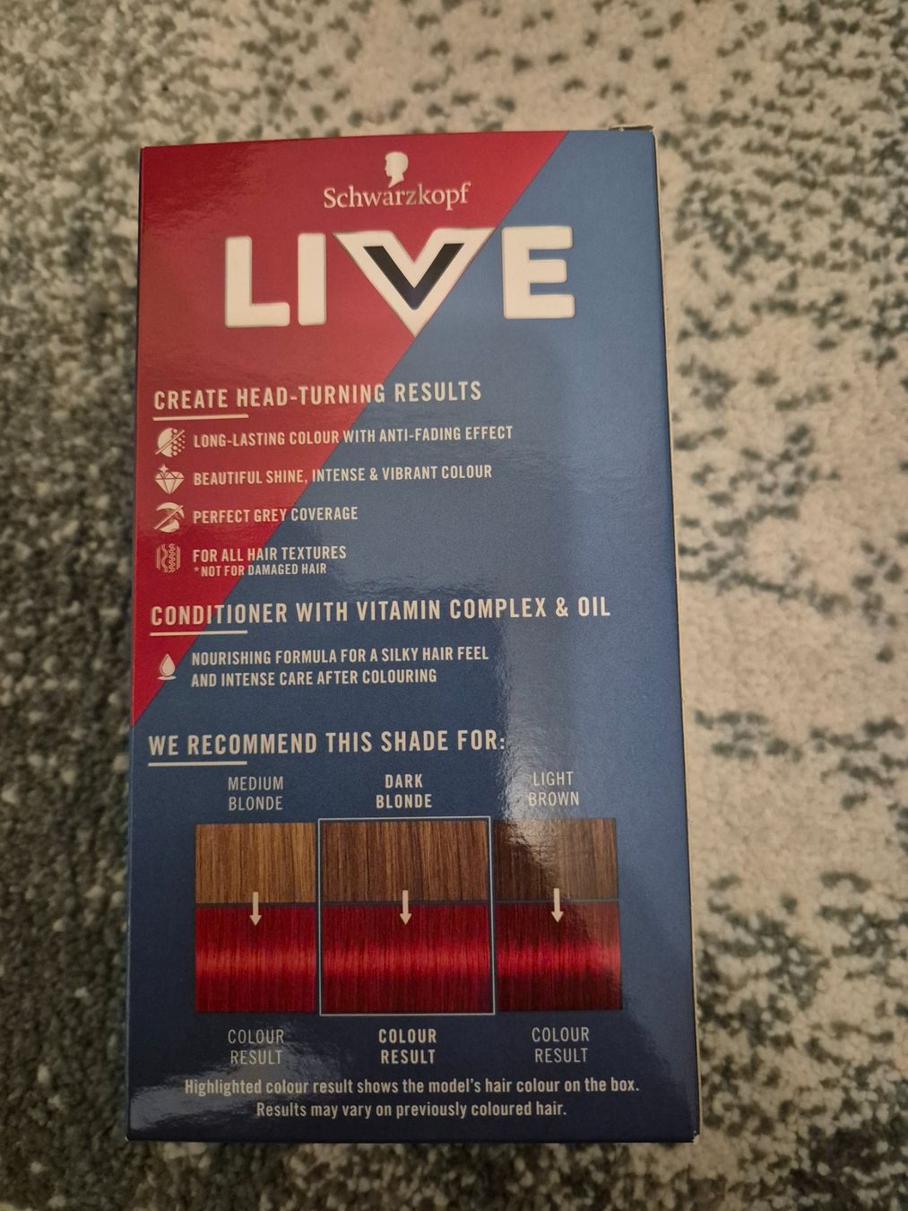 Tinte: Live Haarfärbmittel REAL RED – Nuovo e nell'imballaggio originale da Greifensee venduto da Angela120 1