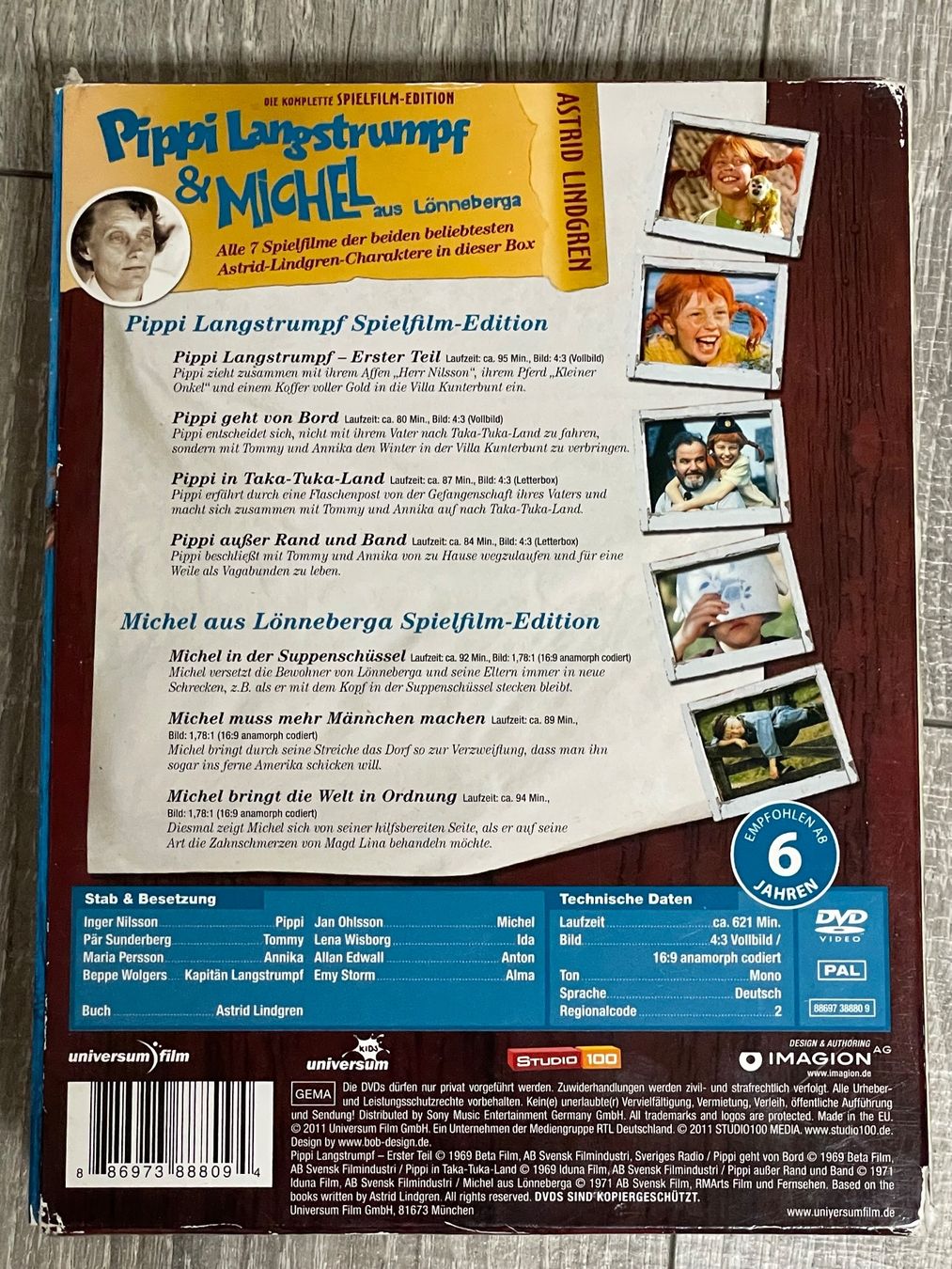 Alle DVDs: Pippi Langstrumpf Michel - Das Original 7x – Gebraucht aus Muri b. Bern von AdidasCollector 1
