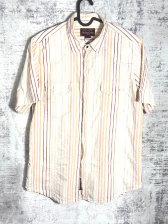 Y2K MARLBORO CLASSICS WESTERN SHORT SLEEVES SHIRT Sz: L