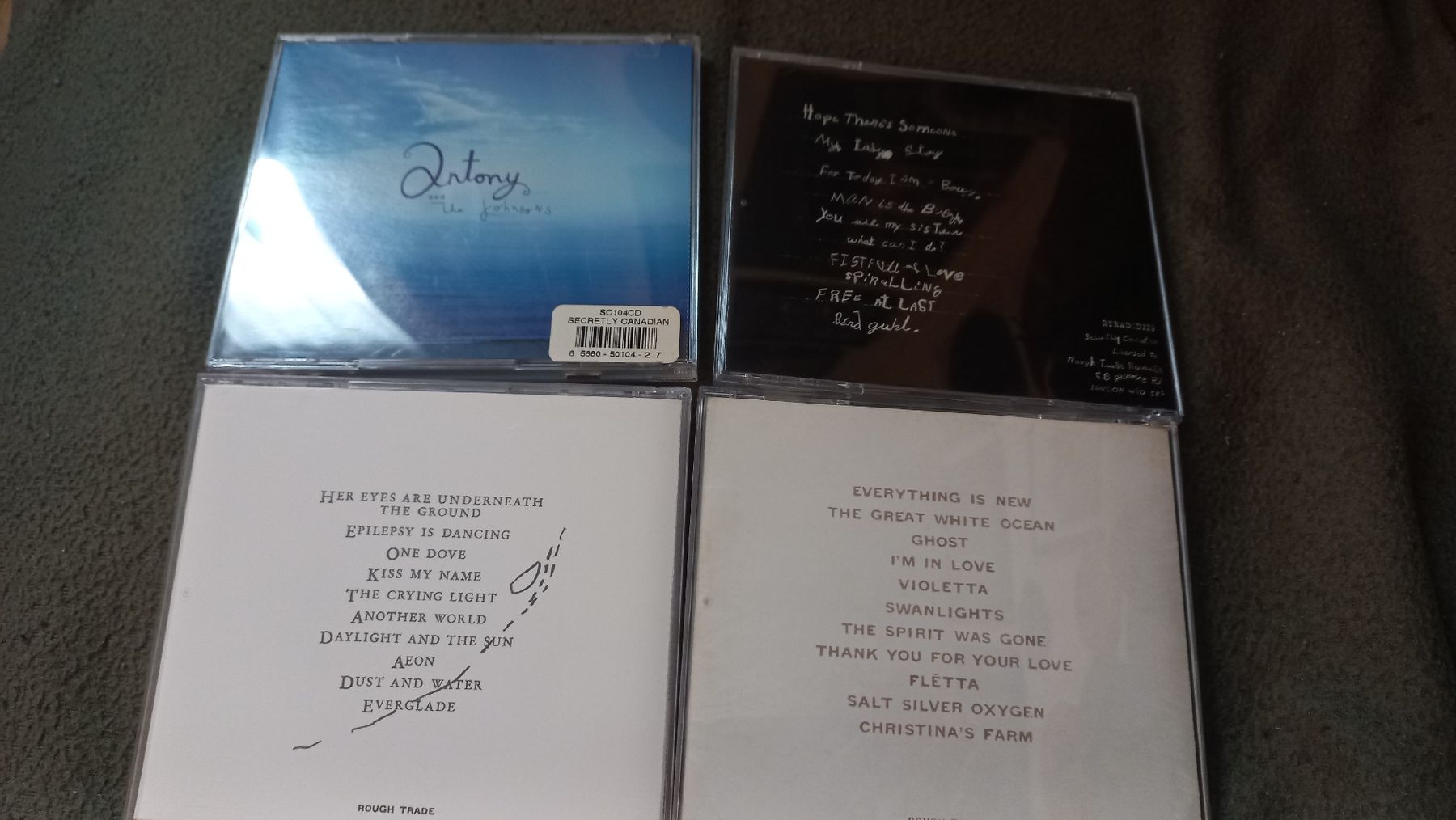 CD: Antony and the Johnsons 4 CD Bundle – Usato da Olten venduto da Donatello1984 1
