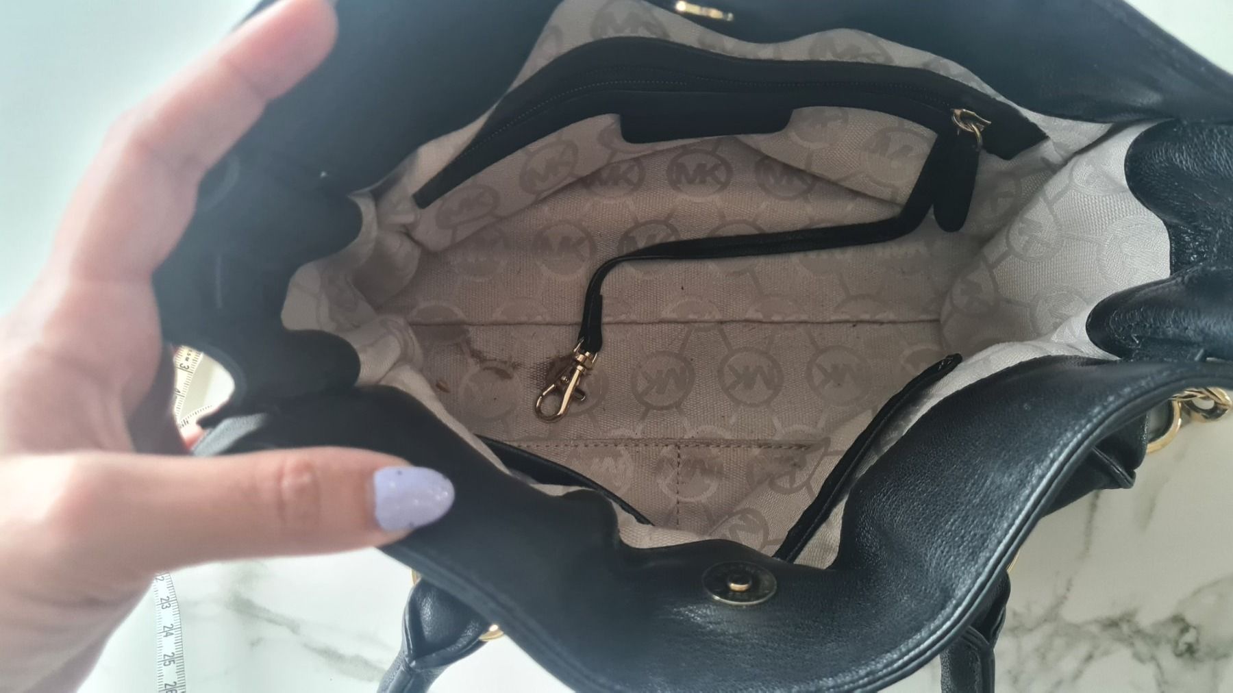Michael Kors Borse da donna: Michael Kors Tasche schwarz/gold – Nuovo (secondo la descrizione) da Lohn-Ammannsegg venduto da GuessT 6