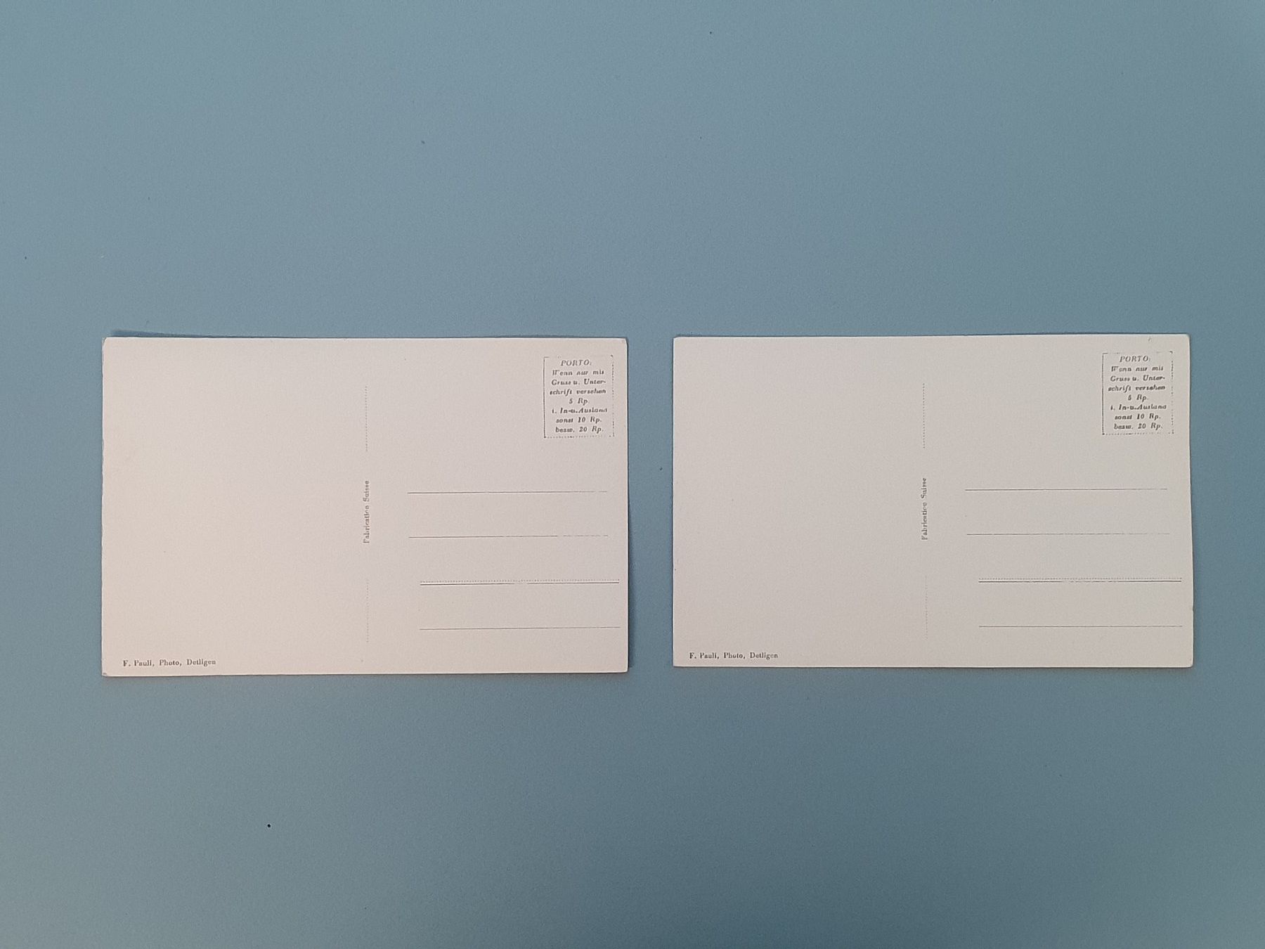 Cartes postales: 2 Postkarten, Ansichtskarten FRIEDHOF HERMRIGEN 1942 – Neuf (Voir description) à Aegerten par taxidermo 4