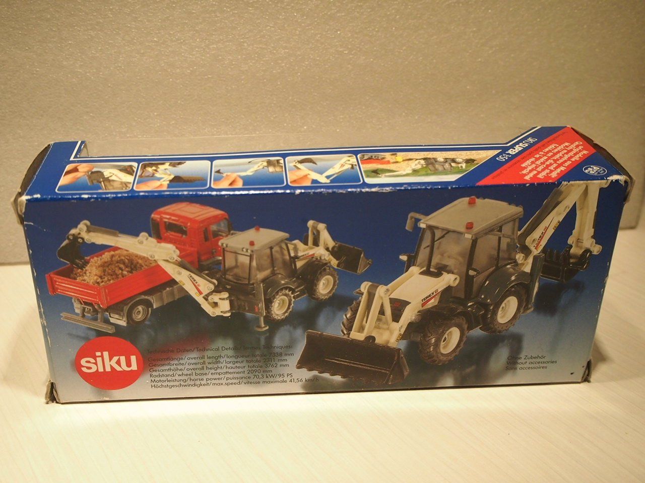 Siku Modellini d'auto: Terex Radlager / Bagger - Siku 3531 – Nuovo e nell'imballaggio originale da Winterthur venduto da 602ccm 1