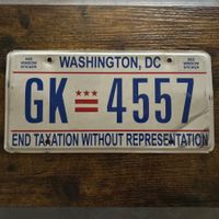  🇺🇸 U.S. Autoschild, Washington D.C. GK 4557 - ORIGINAL 