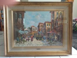 peinture à l'huile sur toile