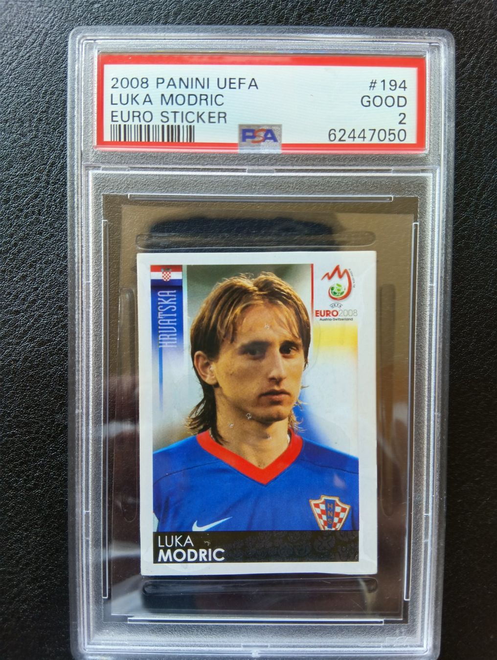 Panini Sammelbilder & Trading cards: 2008 Panini Uefa Luka Modric PSA 2 #194 – Gebraucht aus Steinen von antikesundseltenes