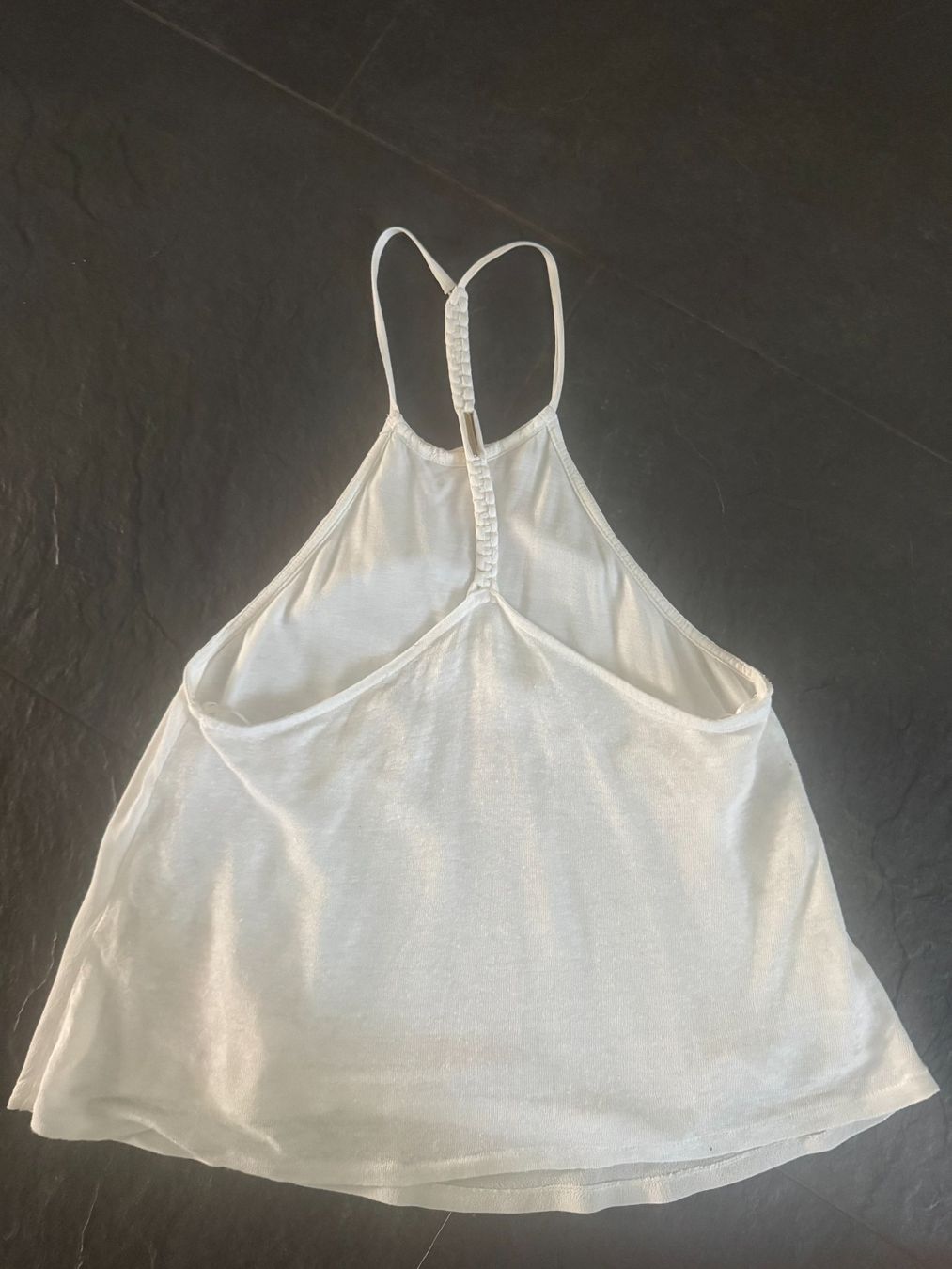 Top: Oberteil ZARA Neckholder Gr. S offwhite – Usato da Bonstetten venduto da VCLS 1