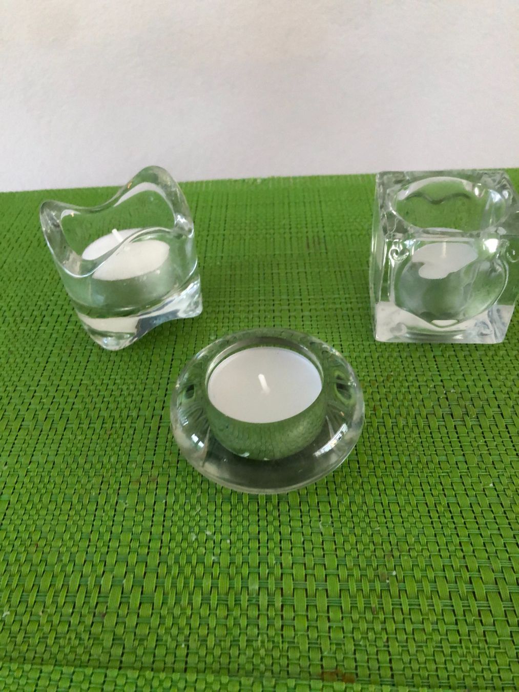 Portacandele: Teelichter aus Glas – Usato da Freienstein venduto da ErnaS01