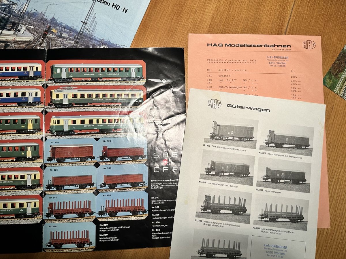 Märklin Documenti: HAG Märklin Faller Modellbahn Kataloge – Usato da Hedingen venduto da kusi013 3