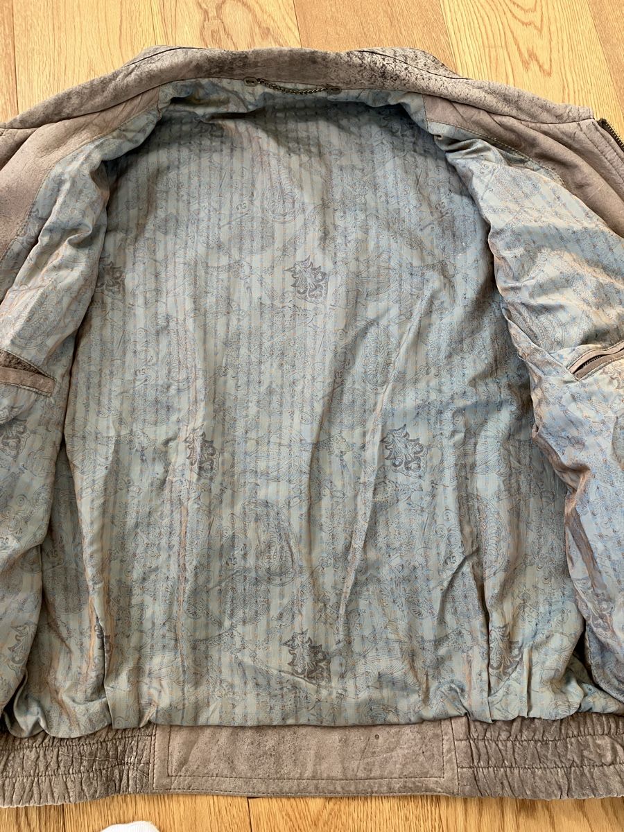 Giacche: Echt Leder Herren Jacke braungrau Gr 50 – Usato da Willisau venduto da son_lq7g 1