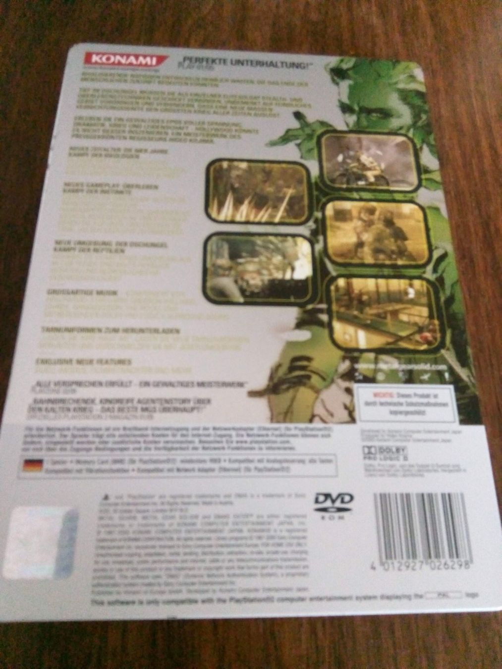 Sony Giochi: Metal Gear Solid 3: Snake Eater - Steelbook  Klassiker, Top! – Nuovo (secondo la descrizione) da Pfungen venduto da Himbogame 1