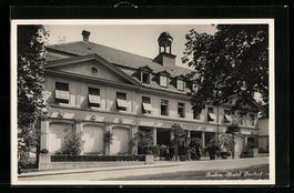 AK Baden, Hotel Freihof, 1931