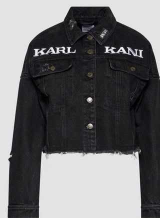 Karl Kani Jeansjacke, Retro Distroyed Denim, XXS, Neu!