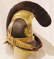 Casque à chenille, cavalerie, Bâle vers 1830.