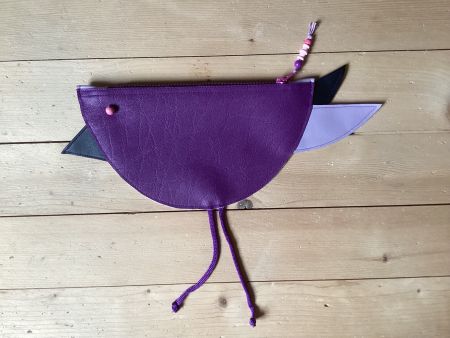 Vogel-Geldbeutel mit Reissverschluss für Mädchen