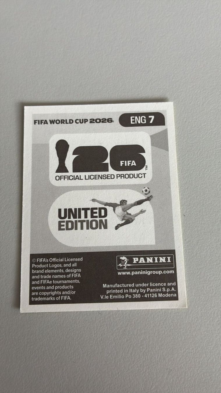 Panini Carte collezionabili: Carte panini 2026 - ENG 7 – Nuovo (secondo la descrizione) da La Neuveville venduto da Ibo2300 1