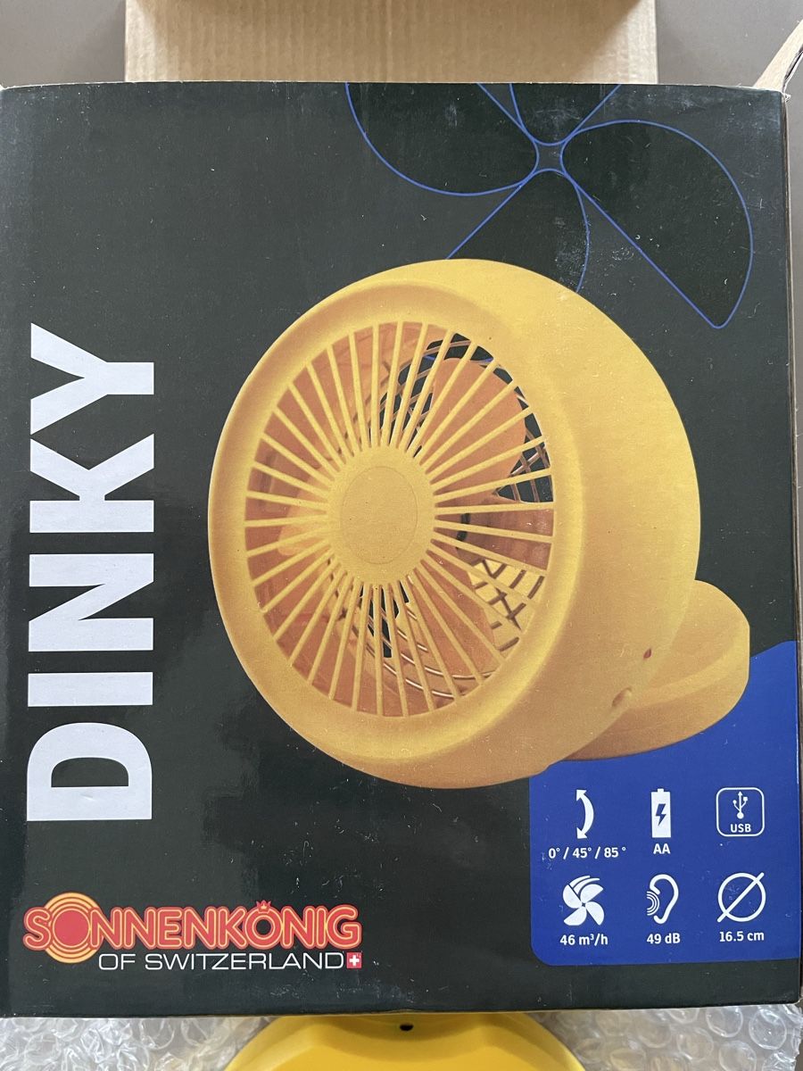 Ventilatoren: Ventilator Sonnenkönig Dinkly, USB, neuwertig – Neu und originalverpackt aus Uesslingen von SwissTravler 4