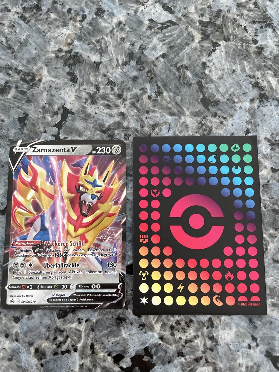 Pokémon Cartes à collectionner: Pokemon Zamazenta V – D'occasion à Ueberstorf par Vmirco 2