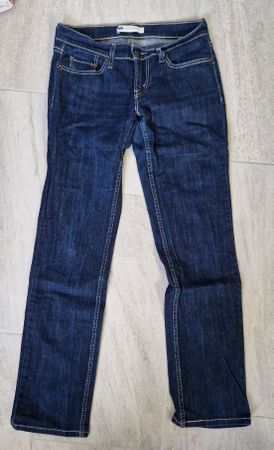 Levi's Damen Jeans  524 Too Superlow dunkelblau Grösse S