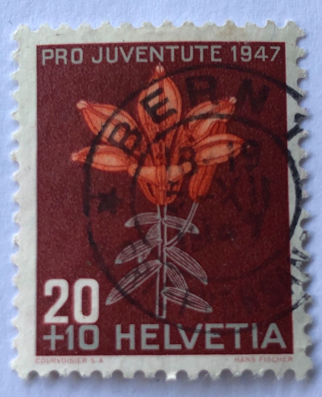 Alle Briefmarken: Nr J 123 Vollstempel Bern – Gebraucht aus Aarau von Billa007