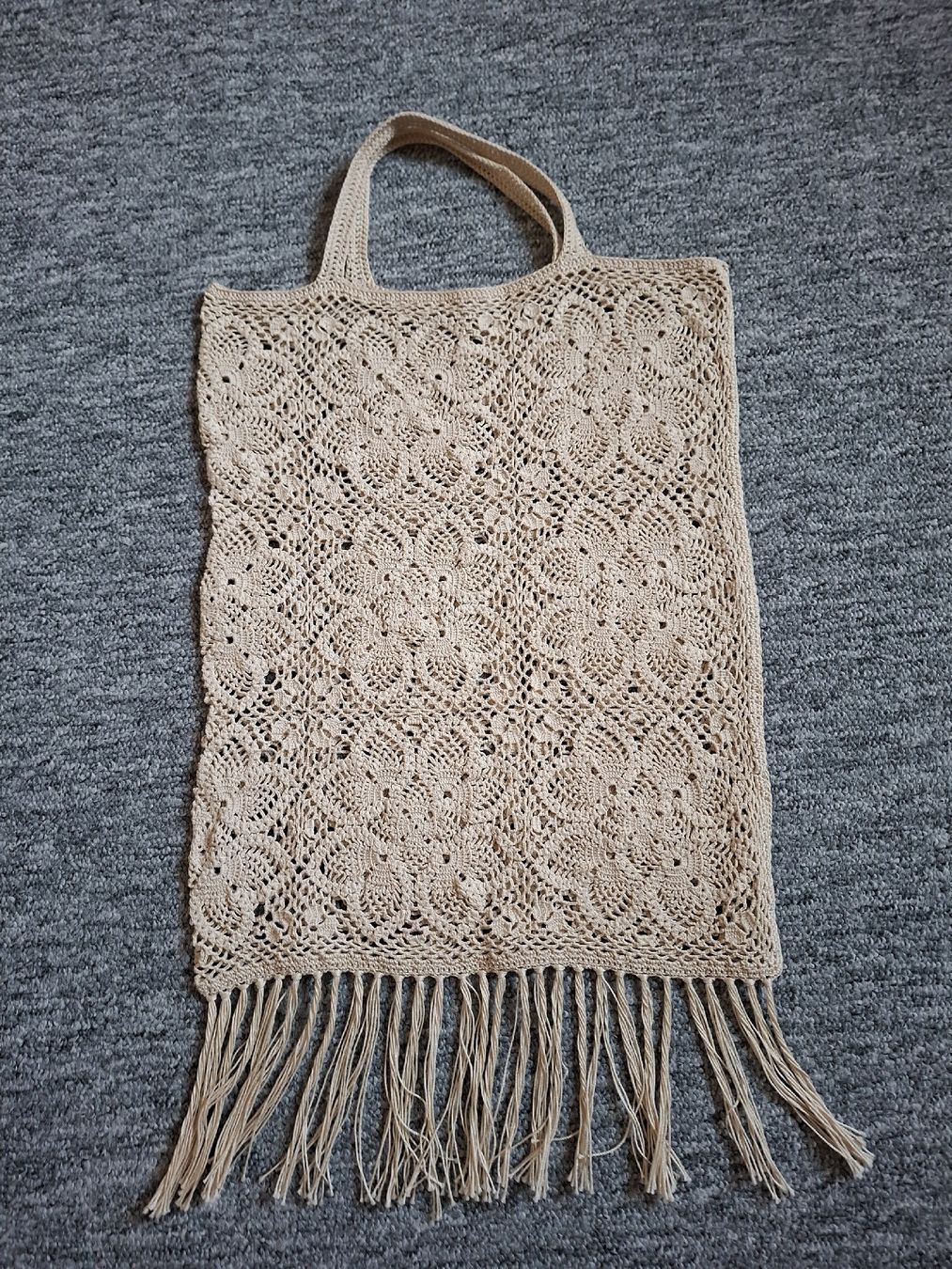 Sacs femmes: Häkeltasche mit Fransen Boho Sommer  – Neuf (Voir description) à Remetschwil par littleredboots