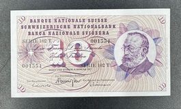 10 Franken Banknote - fast unz