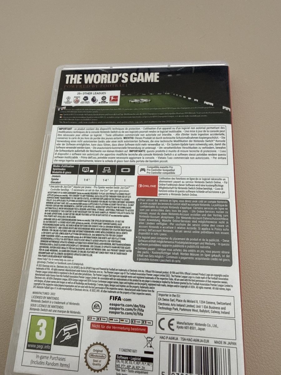 Nintendo Jeux: Case ohne Spiele Nintendo Switch FIFA 23 & CTR Crash Team – D'occasion à Steinach par Giusep7 2